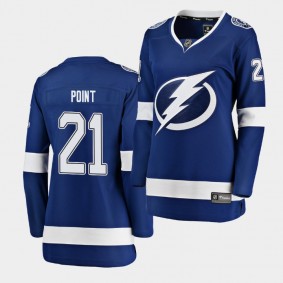 Lightning Brayden Point #21 Breakaway Home Jersey Women's