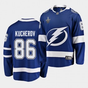 Lightning Nikita Kucherov #86 Breakaway 2019 Stanley Cup Playoffs Jersey Men's