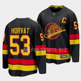 Vancouver Canucks Bo Horvat 2023-24 Alternate Black Breakaway Player Jersey Men's