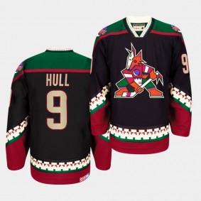 Bobby Hull #9 Arizona Coyotes Heritage Black Vintage Jersey