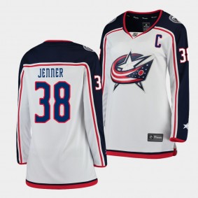 Boone Jenner Blue Jackets Away 2021 Captain Women Jersey