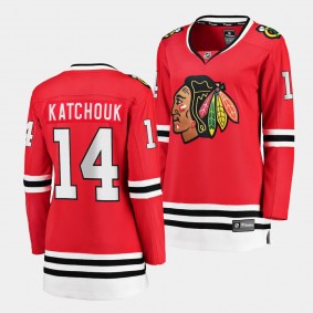 Boris Katchouk Chicago Blackhawks Home Women Breakaway Player 14 Jersey