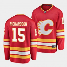 Brad Richardson Calgary Flames 2021-22 Home Red Player Men Jersey