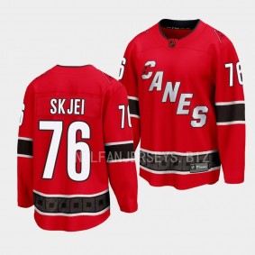 Carolina Hurricanes Brady Skjei Special Edition 2.0 2022 Red Breakaway Retro Jersey Men's