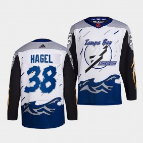 Reverse Retro 2.0 Brandon Hagel Tampa Bay Lightning Authentic Primegreen #38 White Jersey 2022