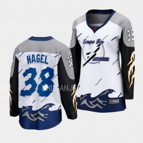 Brandon Hagel Tampa Bay Lightning 2022 Special Edition 2.0 Women Breakaway 38 Jersey Retro