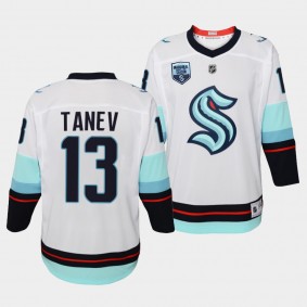 Brandon Tanev Youth Jersey Kraken Away White Replica Jersey