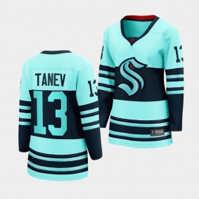 Brandon Tanev Seattle Kraken 2022 Special Edition 2.0 Women Breakaway Player 13 Jersey Retro