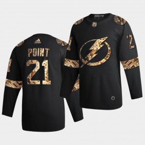 Brayden Point Lightning #21 Python Skin 2021 Exclusive Edition Jersey Black