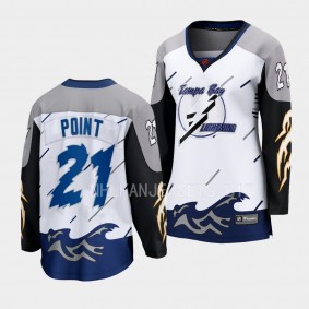 Brayden Point Tampa Bay Lightning 2022 Special Edition 2.0 Women Breakaway 21 Jersey Retro