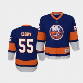 Braydon Coburn Youth Jersey Islanders Alternate Blue Player Jersey