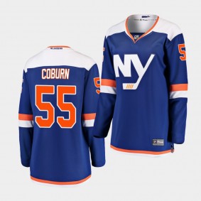 Braydon Coburn Islanders #55 2021 Alternate Player Women Jersey