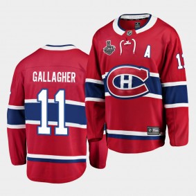 Brendan Gallagher Montreal Canadiens 2021 Stanley Cup Final Red Home Men Jersey