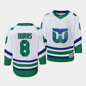 Carolina Hurricanes #8 Brent Burns Whalers Replica Burns Youth Jersey