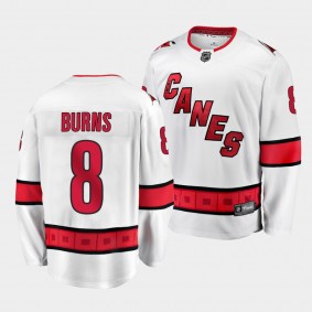 Brent Burns Carolina Hurricanes Away White Breakaway Player Jersey Men