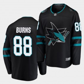 Brent Burns #88 Sharks Fanatics Branded Alternate Breakaway Men's Jersey