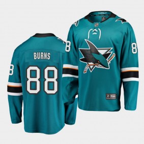 Brent Burns #88 Sharks 2018 Premier Home Men's Jersey