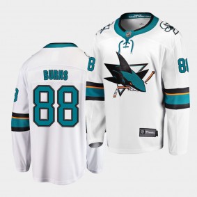 Brent Burns #88 Sharks Breakaway Away Men's Jersey