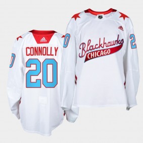 Brett Connolly #20 Blackhawks 2021 One Community Night White Jersey