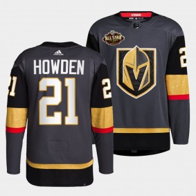 Brett Howden #21 Golden Knights Alternate Primegreen Black Jersey 2022 All-Star