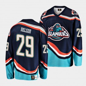 Reverse Retro 2.0 New York Islanders Brock Nelson #29 Navy Jersey 2022-23 Replica