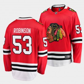 Buddy Robinson Chicago Blackhawks Home Red Breakaway Player Jersey Men's