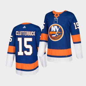 Cal Clutterbuck #15 Islanders Authentic Home Men's Jersey