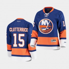 Women's Cal Clutterbuck Islanders #15 Premier 2019 Home Jersey