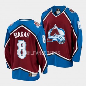 Colorado Avalanche Cale Makar Heritage Burgundy Premier Breakaway Jersey Men's