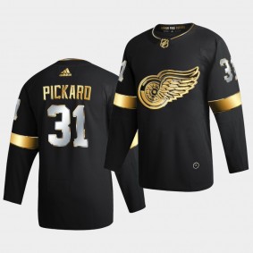 Detroit Red Wings Calvin Pickard 2020-21 Golden Edition Limited Authentic Pickard Jersey