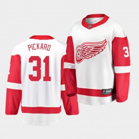 Calvin Pickard Detroit Red Wings 2020-21 Away Men White Breakaway Player Jersey