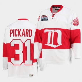 Calvin Pickard Detroit Red Wings Winter Classic White Throwback Jersey