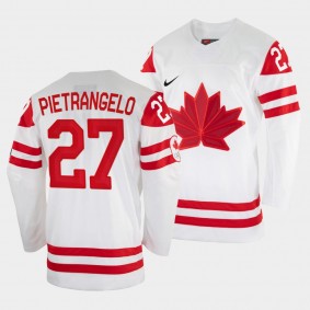 Alex Pietrangelo Canada Hockey 2022 Beijing Winter Olympic Jersey White