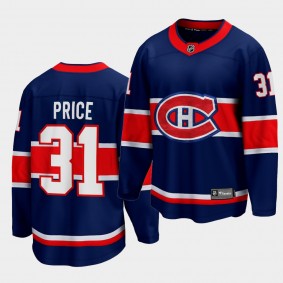 Canadiens Carey Montreal Canadiens 2021 Special Edition Blue Retro Men Jersey