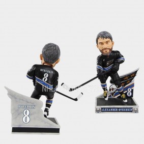 Alex Ovechkin Washington Capitals Reverse Retro Jersey Bobblehead Black Collectibles Memorabilia