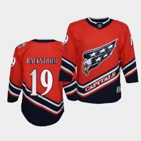 Nicklas Backstrom Washington Capitals 2021 Reverse Retro Red Special Edition Youth Jersey