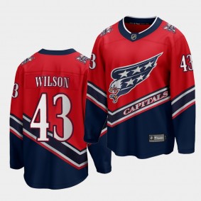 Tom Wilson Washington Capitals 2021 Reverse Retro Red Special Edition Men Jersey