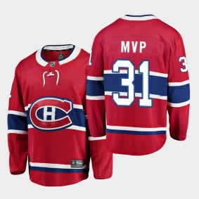 Carey Price #31 Canadiens 2021 Playoff MVP Black Jersey