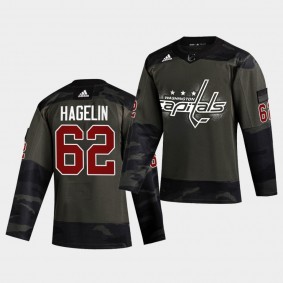 Carl Hagelin Washington Capitals 2021 Military Night Camo Authentic Limited Jersey