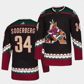 Carl Soderberg Coyotes Throwback Kachina Black Jersey