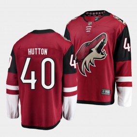 Carter Hutton Arizona Coyotes 2021 Home red Player Men Jersey