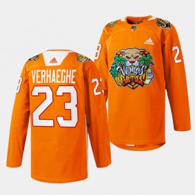 2024 Vamos Gatos Carter Verhaeghe Florida Panthers Orange #23 Specialty Jersey