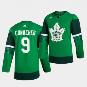 Charlie Conacher Maple Leafs 2020 St. Patrick's Day Green Authentic Player Jersey