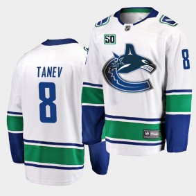 Christopher Tanev Canucks #8 Fanatics Branded Away Breakaway Jersey