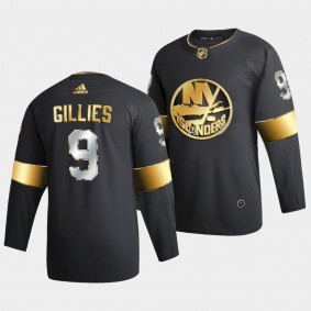 Clark Gillies Islanders #9 Golden Edition Jersey Black Commemorative