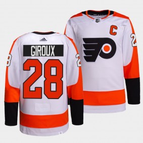 Philadelphia Flyers Authentic Pro Claude Giroux #28 White Jersey Away