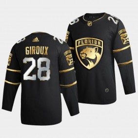 Florida Panthers Claude Giroux Golden Edition #28 Black Jersey Authentic