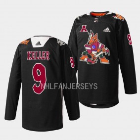 Black Excellence Night Clayton Keller Arizona Coyotes Black #9 Modern Rockstars Jersey 2023