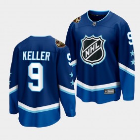 Clayton Keller Arizona Coyotes 2022 All-Star Blue Western Conference Jersey