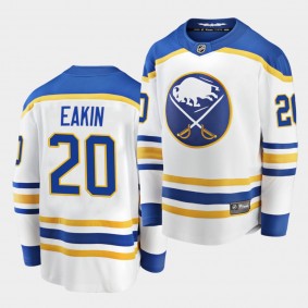 Cody Eakin Buffalo Sabres 2020-21 Away Men White Breakaway Player Jersey